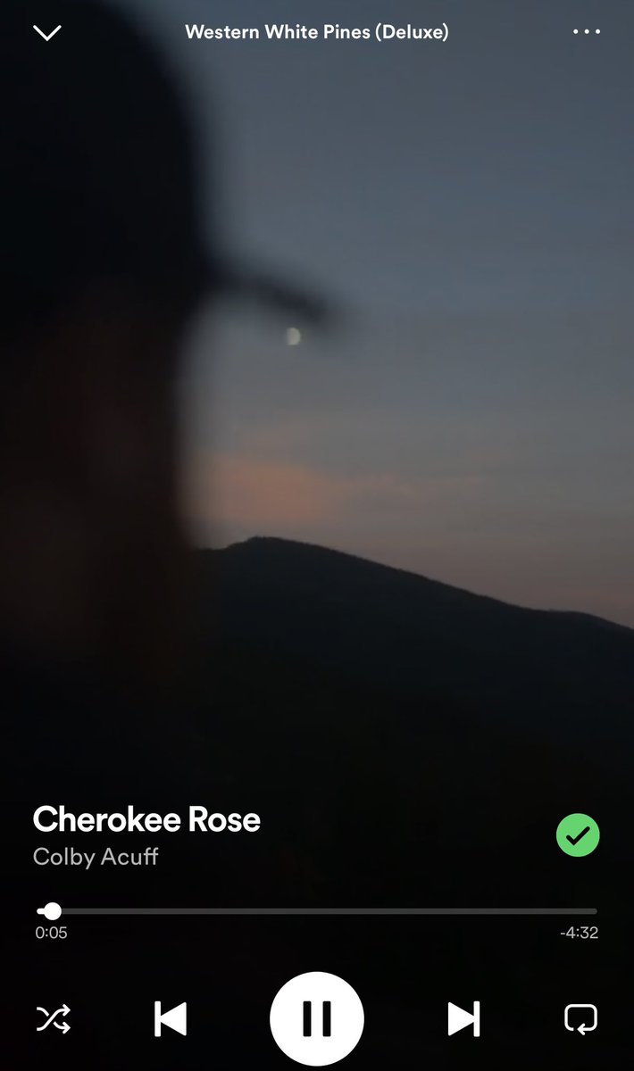 He said at night I go pickin a Cherokee rose 🥀