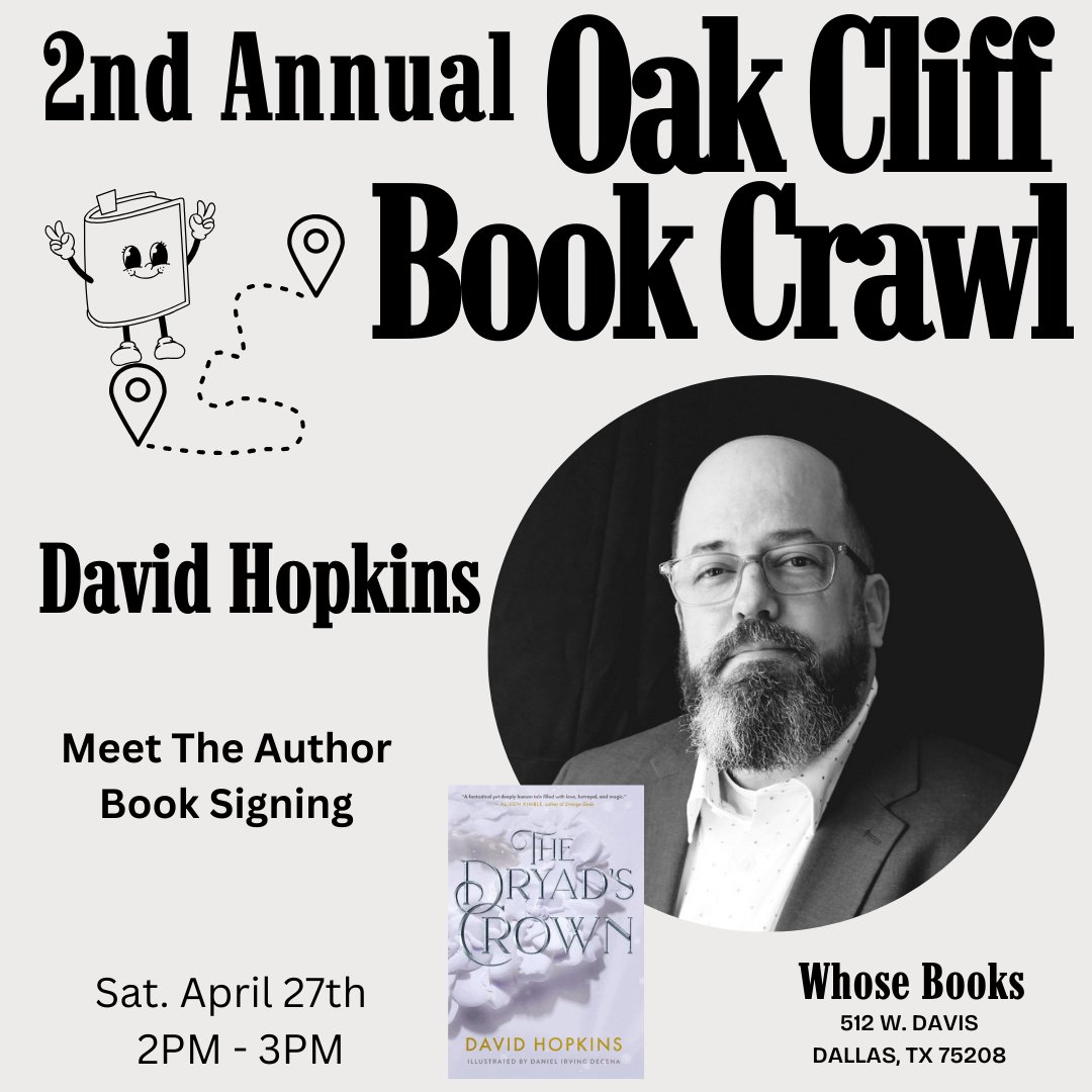 People of Dallas (especially @NeilTheBookGuy), I hope to see you there! eventbrite.com/e/2nd-annual-o…