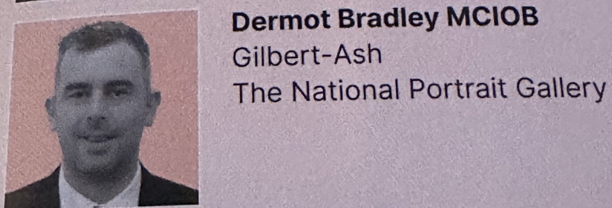 Delighted to be here tonight with Dermot Bradley <a href="/gilbertashnews/">Gilbert-Ash</a> - a Finalist for #ciob Construction Manager of the Year  - Good Luck Dermot