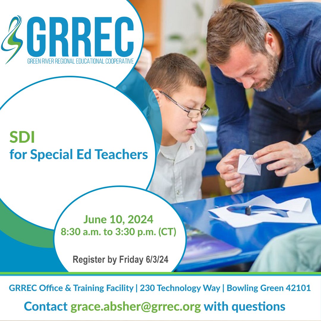 You’re invited to SDI for Special Education Teachers ➡️ bit.ly/SDISPED061024 Engage in hands-on activities to enhance your understanding of SDI's purpose and your crucial role in its implementation. 𝗥𝗘𝗚𝗜𝗦𝗧𝗘𝗥 𝗛𝗘𝗥𝗘: bit.ly/RegisterSDISPED #GRRECKY #SpecialEd #SDI