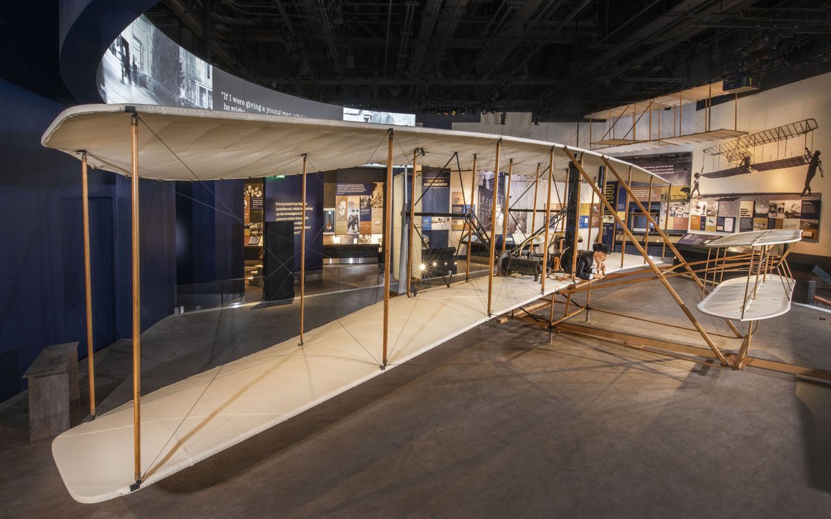On this week in history in 1942, during World War II, the 1903 Wright Flyer was moved to an underground chamber 100 miles west of London. But why was it in Great Britain in the first place? Explore the Wright-Smithsonian Feud: s.si.edu/3mkEEBO
