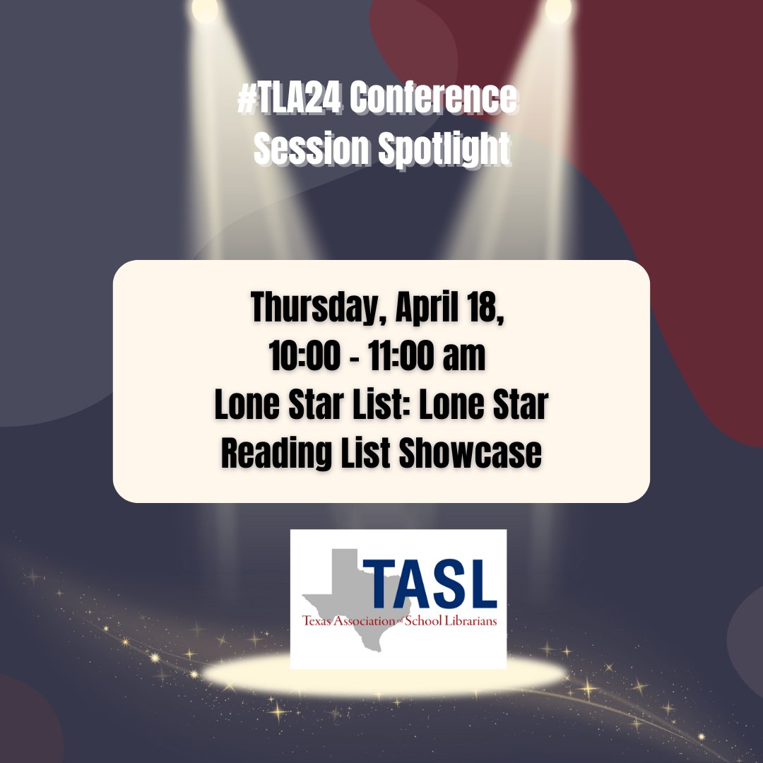 Middle School Librarians: check out these sessions at #TLA24! #txasl @TXLA