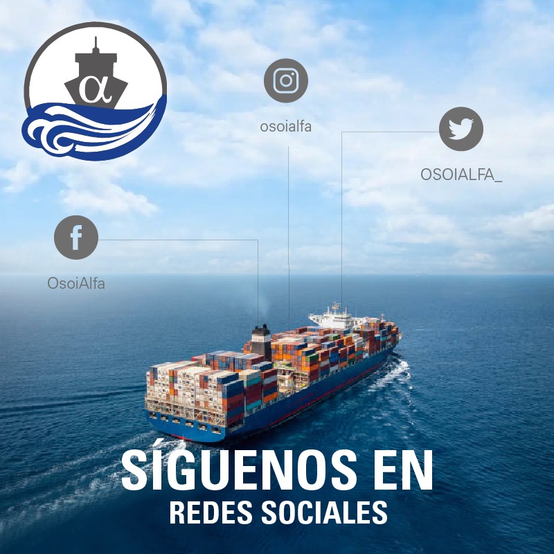 ¡Conéctate con nosotros en #redessociales! Encuéntranos como osoialfa y síguenos para descubrir la variedad de servicios que ofrecemos. Mantente al tanto de las últimas novedades del sector marítimo portuario. 🌊⚓️#OSOIALFA #Sígueme