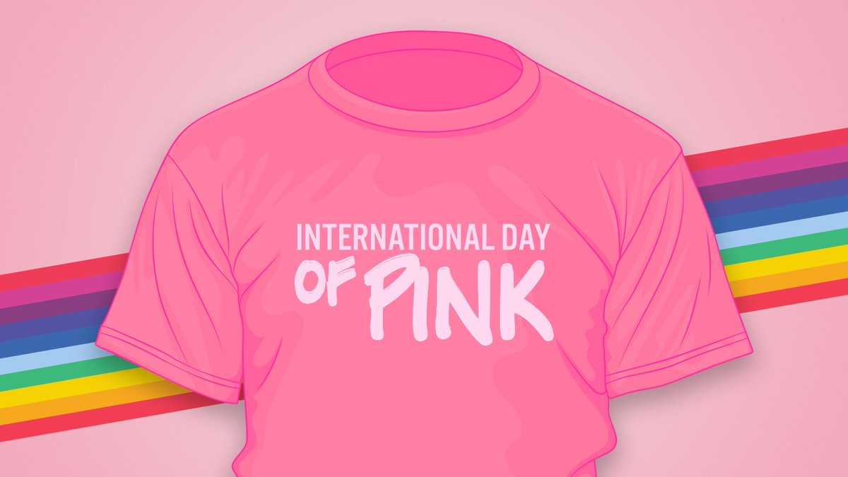 Tomorrow is International Day of Pink. People around the world are urged to wear a pink shirt and stand in solidarity with the 2SLGBTQIA+ community to continue fighting for equality and acceptance. <a href="/CatWoodsES_LDSB/">Cataraqui Woods ES</a> <a href="/LimestoneDSB/">Limestone District School Board</a>