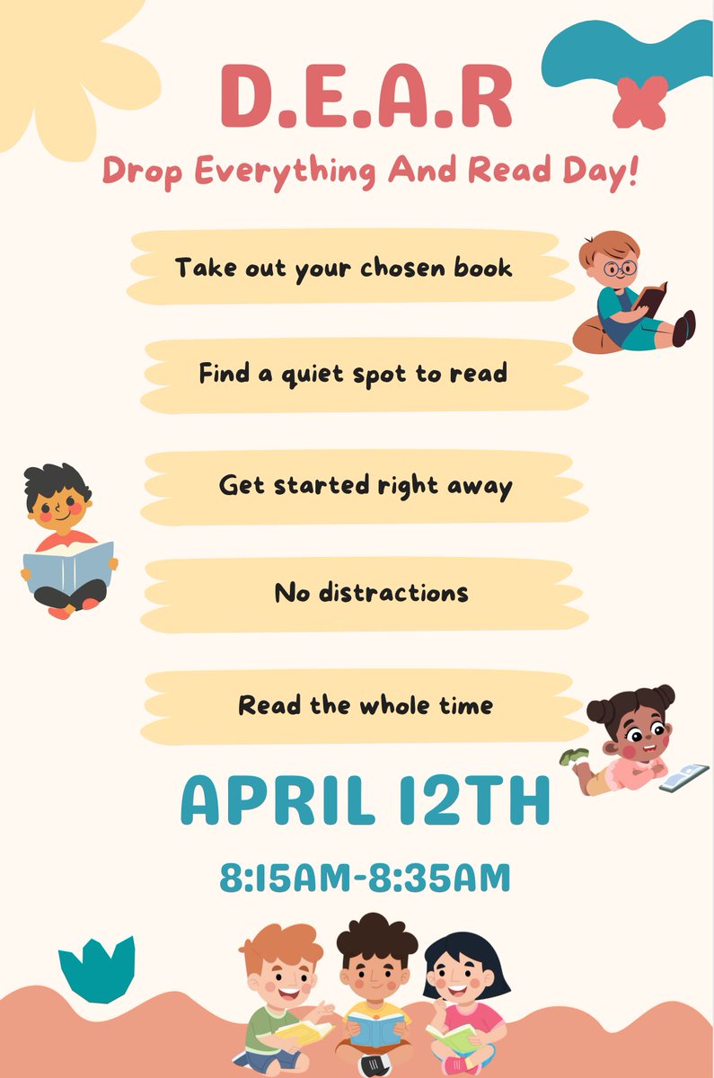 Lauren Pish (@laurenbpish) on Twitter photo Don’t forget about our fun dress up days this week to celebrate School Library Month and National Library Week! We also will have D.E.A.R. Time on Friday, April 12th from 8:15-8:35 am! <a href="/WeinertES/">Weinert Elementary</a> <a href="/SeguinISD/">Seguin ISD</a> <a href="/MatsRead/">Matador Libraries</a> #SchoolLibraryMonth #NationalLibraryWeek #DEAR Don’t forget about our fun dress up days this week to celebrate School Library Month and National Library Week! We also will have D.E.A.R. Time on Friday, April 12th from 8:15-8:35 am! <a href="/WeinertES/">Weinert Elementary</a> <a href="/SeguinISD/">Seguin ISD</a> <a href="/MatsRead/">Matador Libraries</a> #SchoolLibraryMonth #NationalLibraryWeek #DEAR