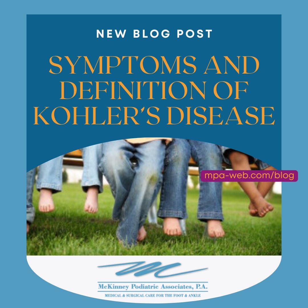 Kohler's disease is rare and primarily affects children. Check out our blog to see how to identify and manage it!
mpa-web.com/blog

#blog #medicalblog #footpain #kohlersdisease #footcare #painrelief #bestpodiatrists #podiatrist #texaspodiatrist #McKinneyPodiatricAssociates