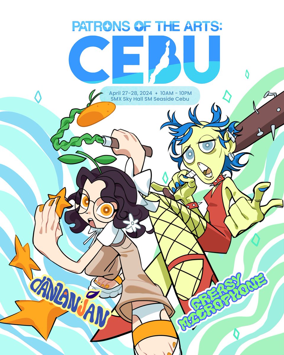 Heya everyone!! I will be tabling with @/danlanjan on Patron of the Arts: CEBU event this coming April 27-28th! I'll keep you guys posted on where our table is located and our merch catalogue. See you there! @PatronsOTArts #PotACEBU2024 #PatronoftheArts