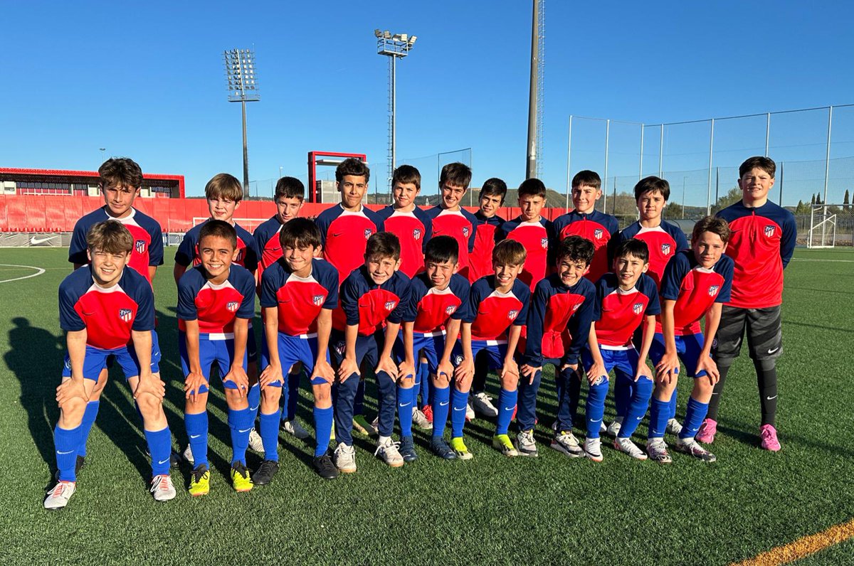 SUPERLIGA ALEVÍN Atlético Madrileño 0-7 Atlético de Madrid Alevín A F11 ⚽Emir (4), Jesus, Puchi y Dani