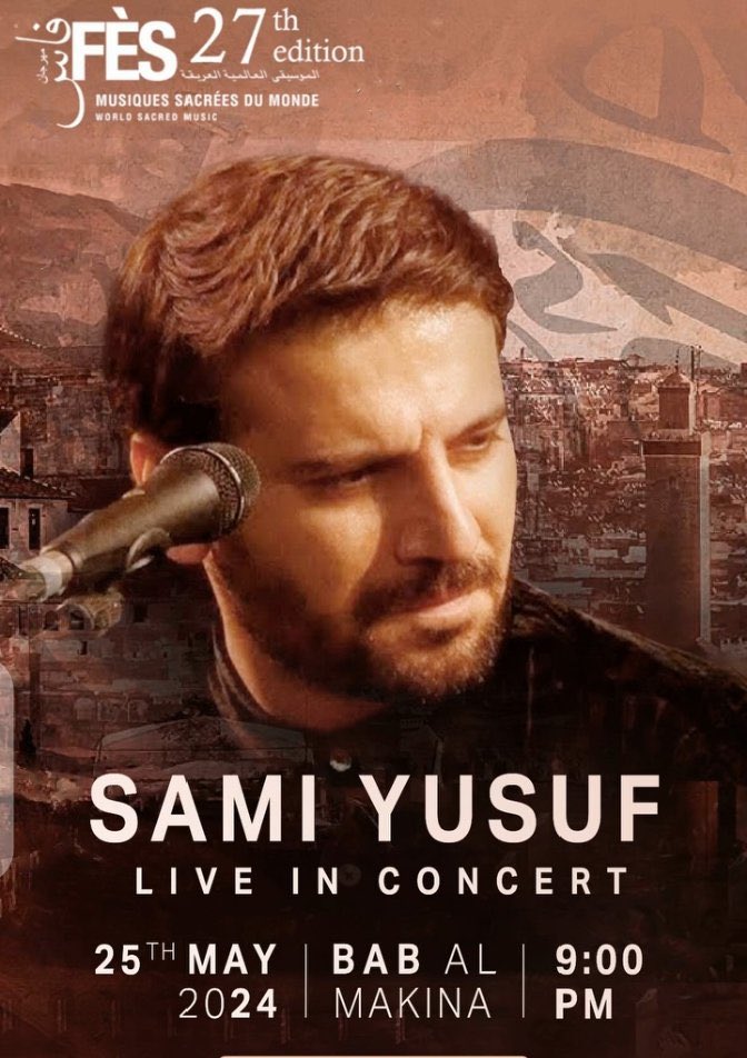ICYMI: TICKETS IS NOW RE-SALE FOR MAY 25 CONCERT OF @SamiYusuf IN MOROCCO!! GET NOW YOUR TICKETS: (fesfestival.com/2024/evenement…) or (allevents.in/mobile/event-) #samiyusuf #spiritique #mystique #musictwt #MusicCommunity