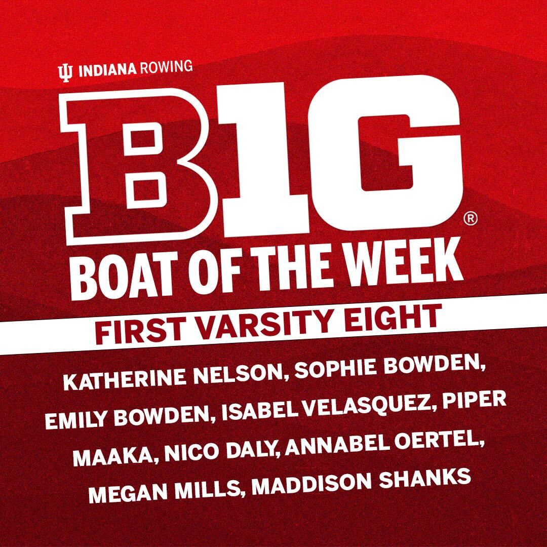 IndianaRowing's tweet photo. B1G's best!
More: https://t.co/FpdYdOgqdP https://t.co/huxGqufUni