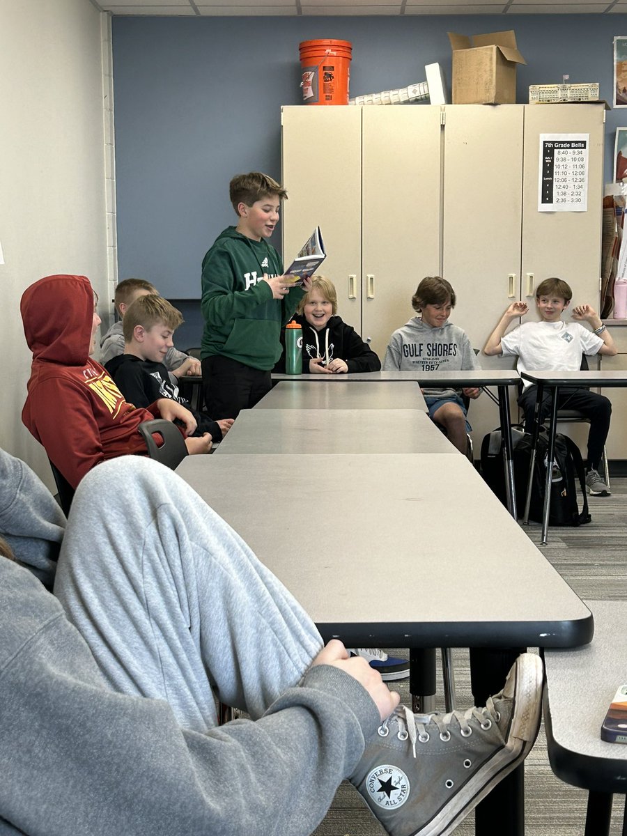 Anders perfected the filibuster in our congressional simulation this week.