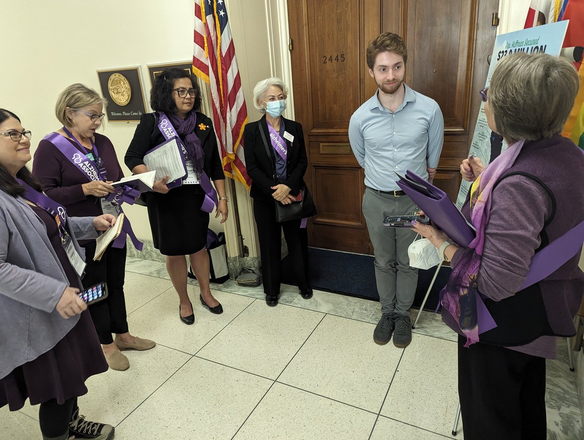 dbefros's tweet photo. Thanks 4 meeting w us @RepHuffman! Please help 2adopt the #AadaptAct & the #BOLDAct! #AlzForum @AlzNorCalNorNev https://t.co/7k8QksPQFX