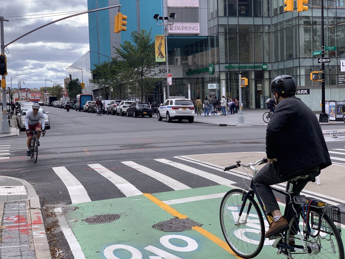 Finishing Ashland Place would be a good congestion pricing-related project. Ending the rolling suspension of the BK 4th Ave lane while construction drags for many years would be too