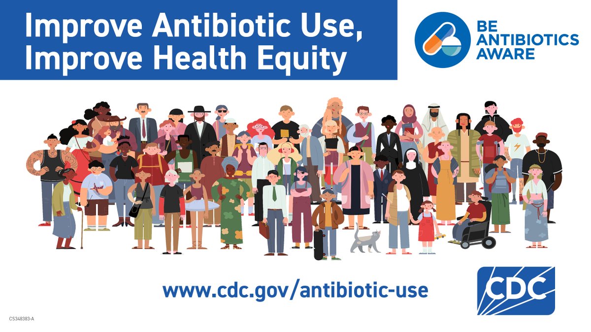Clinicians: Watch @SHEA_Epi’s workshop to help identify and address health inequities as they relate to antibiotic stewardship and #AntimicrobialResistance. Register to access the FREE recordings. bit.ly/3U28EjV #BeAntibioticsAware #NMHM2024