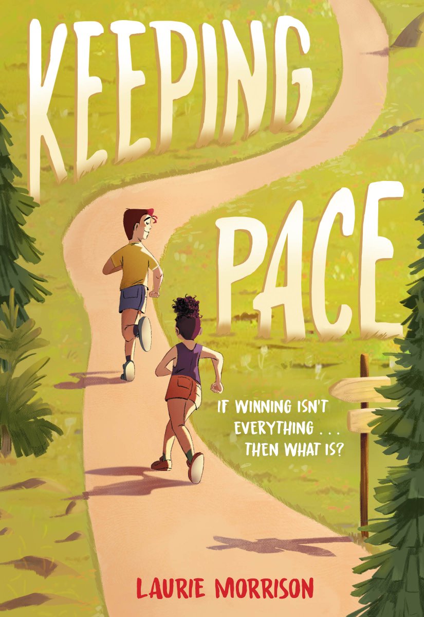 Lace up your sneakers and race to stores to snag a copy of #KeepingPace by @LaurieLMorrison! Follow Grace and Jonah as they train for a half-marathon, learning about friendship, competition, and the true meaning of winning. Available now! #BookBirthday bit.ly/3HXI9Fk