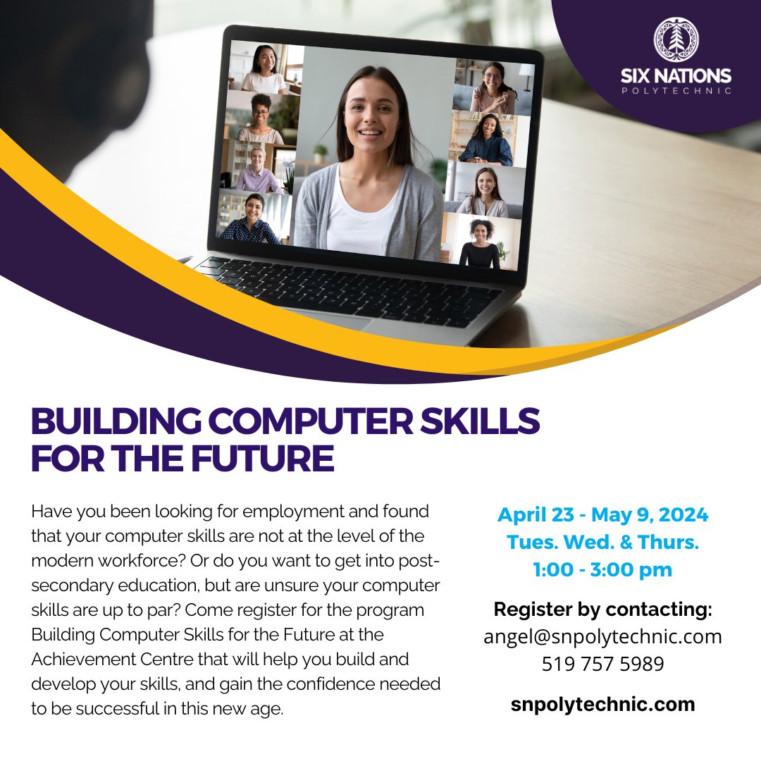snpolytechnic's tweet image. Level up your tech skills and prepare for the future! Join our Building Computer Skills for the Future program starting April 23. Secure your spot today and embrace the digital workforce with confidence! #ComputerSkills