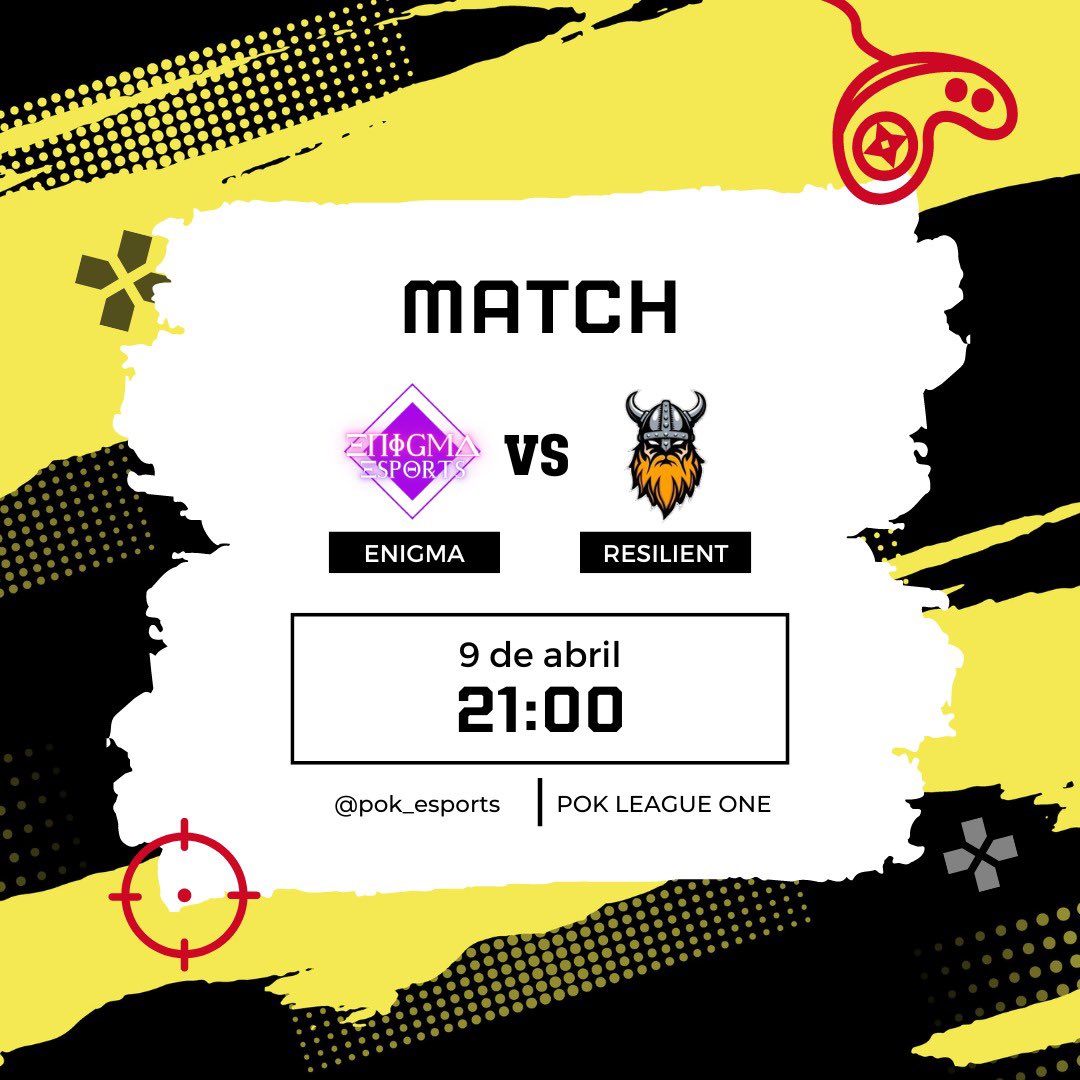 E é daqui a nada que vai começar a final da POK League one, um último BO3 desta liga, boa sorte aos <a href="/EnigmaEsportsTM/">Enigma Esports</a> e <a href="/resi_esports/">Resilient Esports</a>. 

🏆POK League One
<a href="/EnigmaEsportsTM/">Enigma Esports</a> 🆚 <a href="/resi_esports/">Resilient Esports</a> 
🎥twitch.tv/poktv_oficial