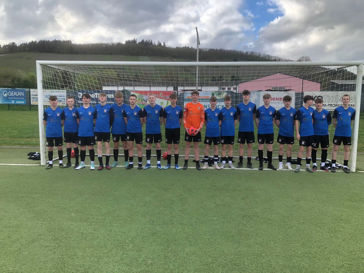 On tour this week are @MarjonPlymouth Under 15 in Germany 🇩🇪 playing 3 friendly matches ⚽️, stadium tour 🏟️ and some local sightseeing. The group are staying at @centerparcsde Park Eifel and got the tour off to a winning start tonight  #isl #footballtour #germany #plymouthmarjon