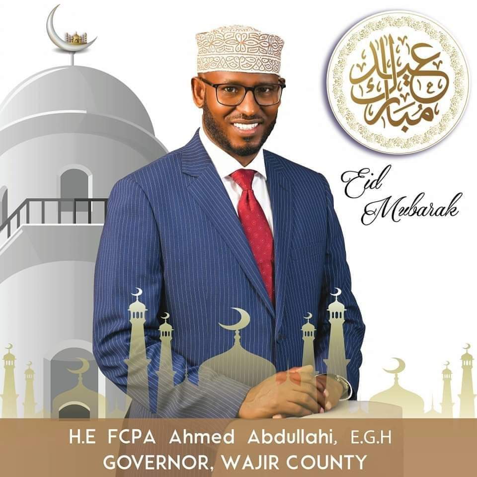 I wish to extend heartfelt Eid-ul-Fitr greetings to you & your families as the sacred month of #Ramadhan, a period filled with happiness, compassion, & abundant blessings ends. On behalf of the great people of Wajir, I convey warm wishes for a joyous and blessed #EidMubarak