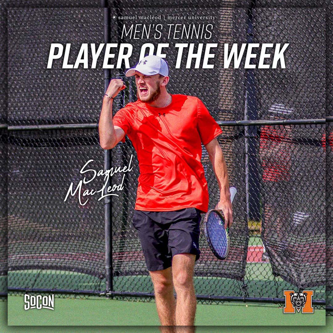 #SoConMTEN player of the week 🎾 | @MercerMTennis 🔗: soconsports.com/news/2024/4/9/…