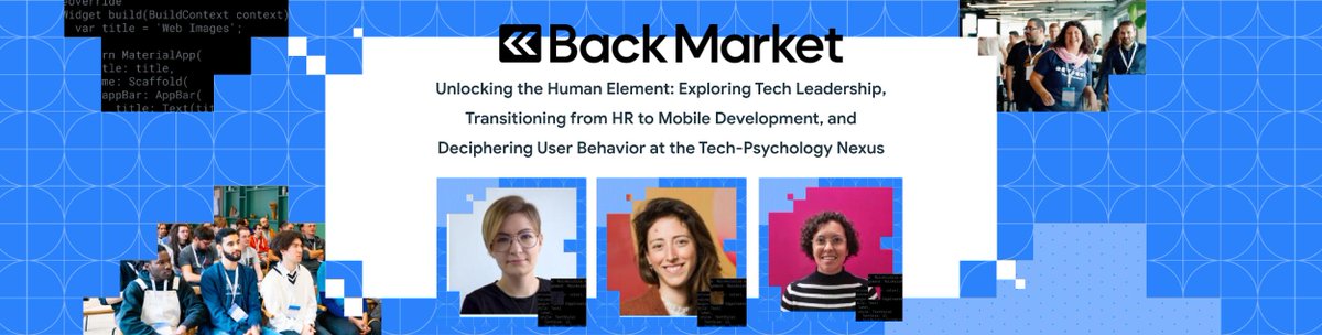 💡 ¿Interesado en liderazgo tecnológico, transiciones de carrera o comportamiento del usuario en la tecnología? ¡Nos vemos en BackMarket el 24 de abril! meetup.com/gdg-barcelona/… #TechLeadership #BackMarketEvent