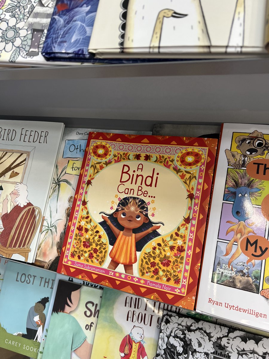 A Bindi Can Be... illustrated by @kamala_m_nair and written by me has flown away from our nests to Bologna Children's Book Fair! Thank you to @Miranda_Paul for snapping a picture. #bolognachildrensbookfair2024 #bolognachildrensbookfair