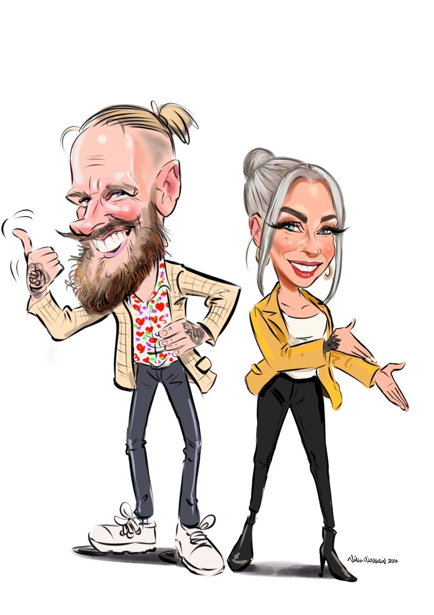 And here they are!!! Ah man these are absolutely brilliant. They are more us than us!!! Thank you again @nialloloughlin you absolutely legend!!!