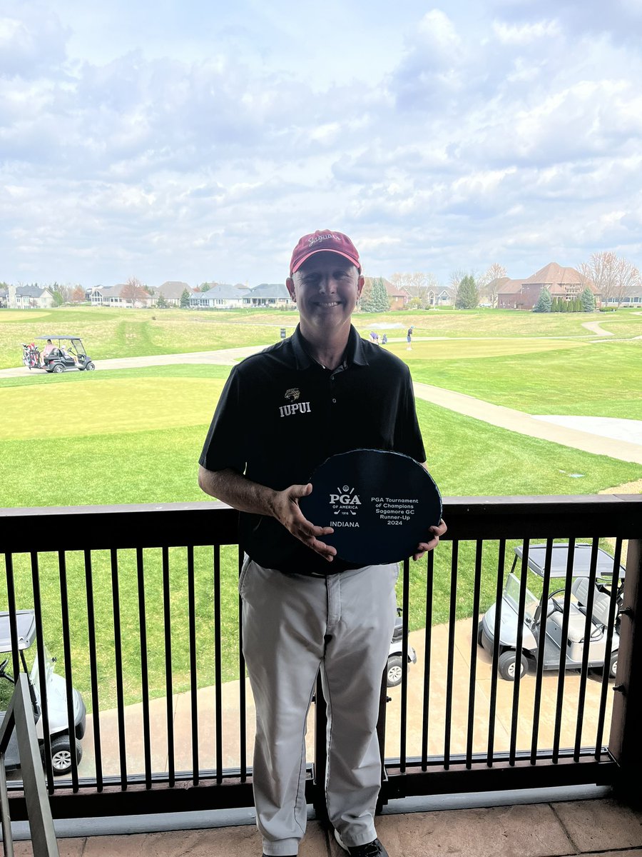 Timothy Wiseman finished -1 for the tournament, securing his win at the Tournament of Champions at The Sagamore Club. Both Jamie Broce and Mike Asbell (not pictured) tied for second place with a total score of +1. #INPGAChamp