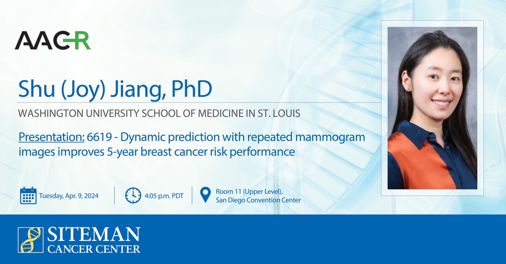 #AACR24: @JoyJiang93 @WUSTLmed presents during this minisymposium: MS.PS01.01 - Molecular Epidemiology. abstractsonline.com/pp8/#!/20272/s…