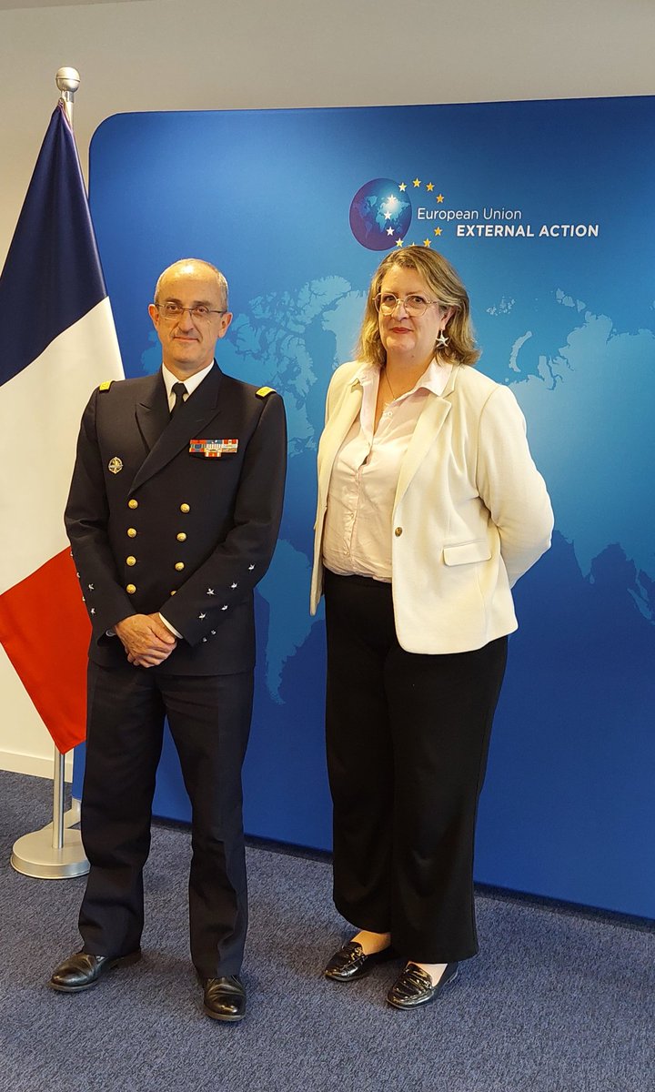 In Brussels, to meet the 🇪🇺 military and political authorities and discuss the EU Maritime Security Strategy. Atalanta, Agenor, now Aspides... @marinenationale is involved in 🇪🇺 operations alongside our European partners.