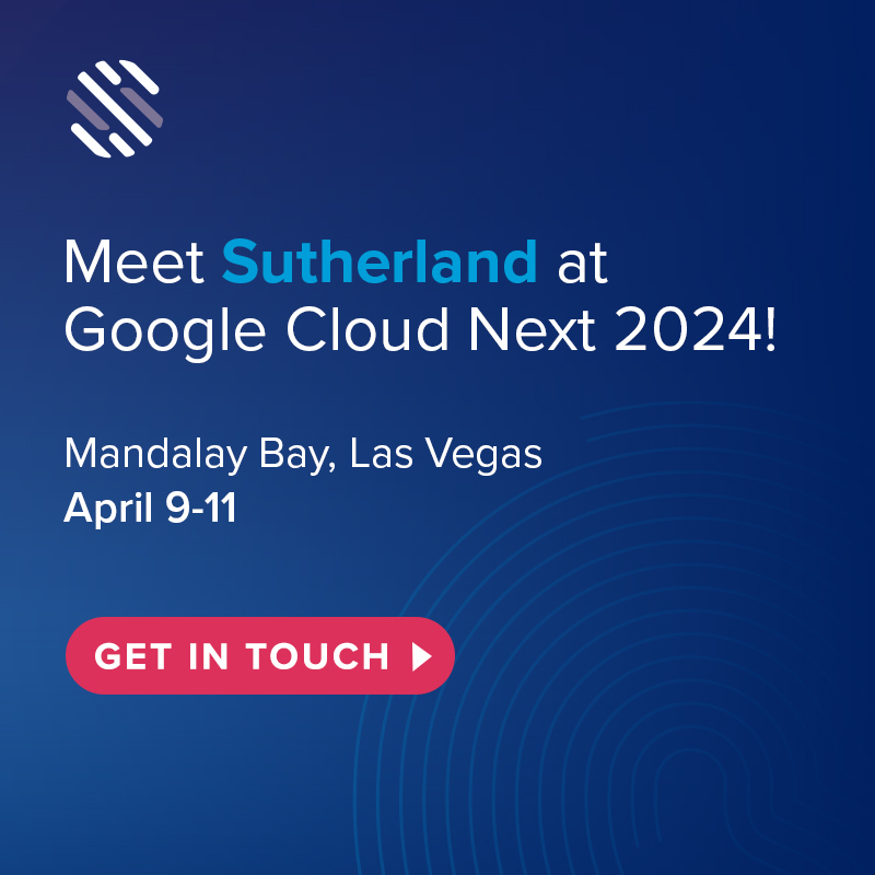 Sutherland is heading to #GoogleCloud Next2024! Meet our experts, dive into successful transformation stories, and gain valuable insights into reshaping customer interactions. Register here: bit.ly/3vKBoEm #GoogleCloudNext #SutherlandAtNext #SutherlandDES