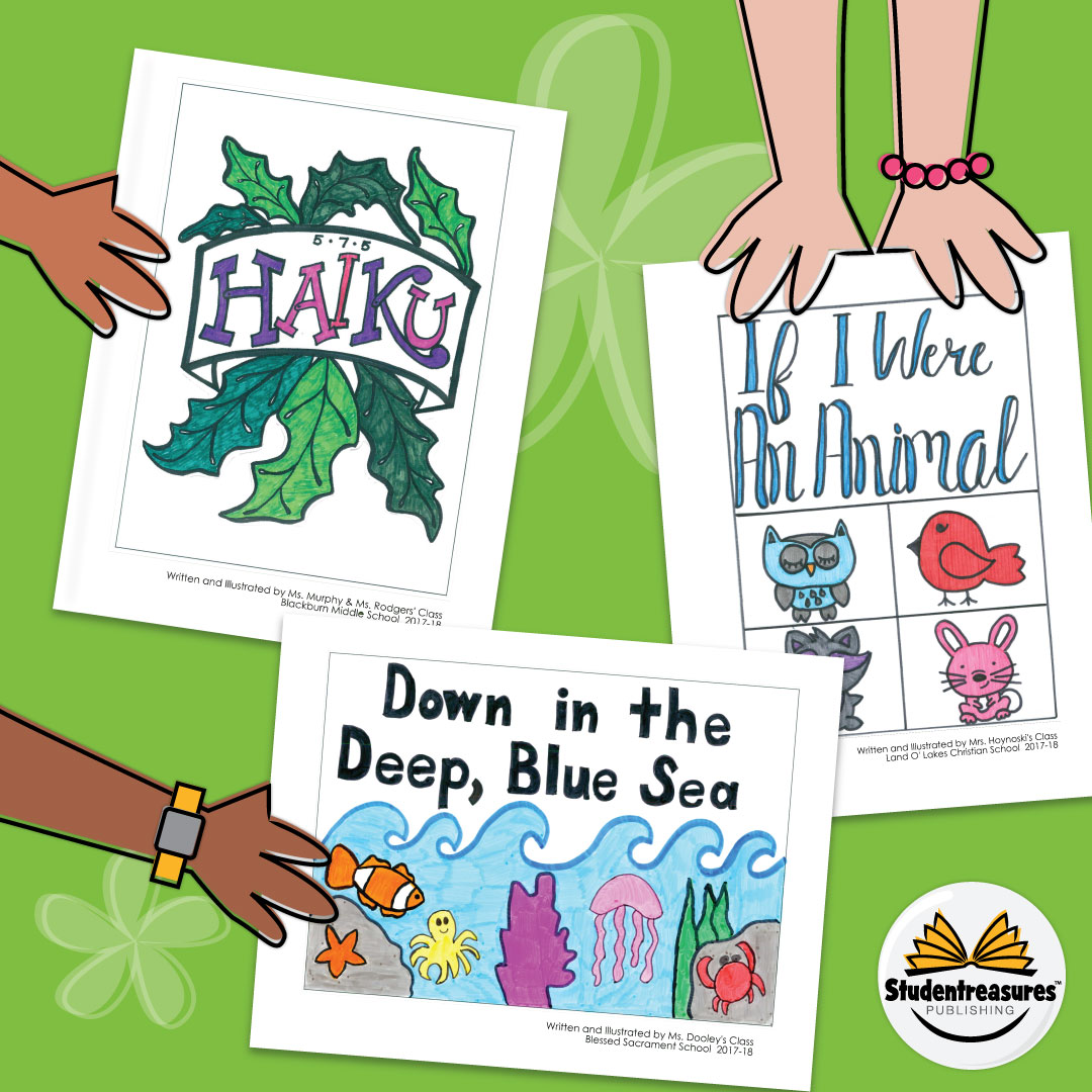 It's #NationalLibraryWeek!📚 Want to fill those shelves with original stories straight from your students’ imaginations? Publish a classbook with Studentreasures Publishing and turn your students into real published authors! ow.ly/xHhH50QX6Tg
