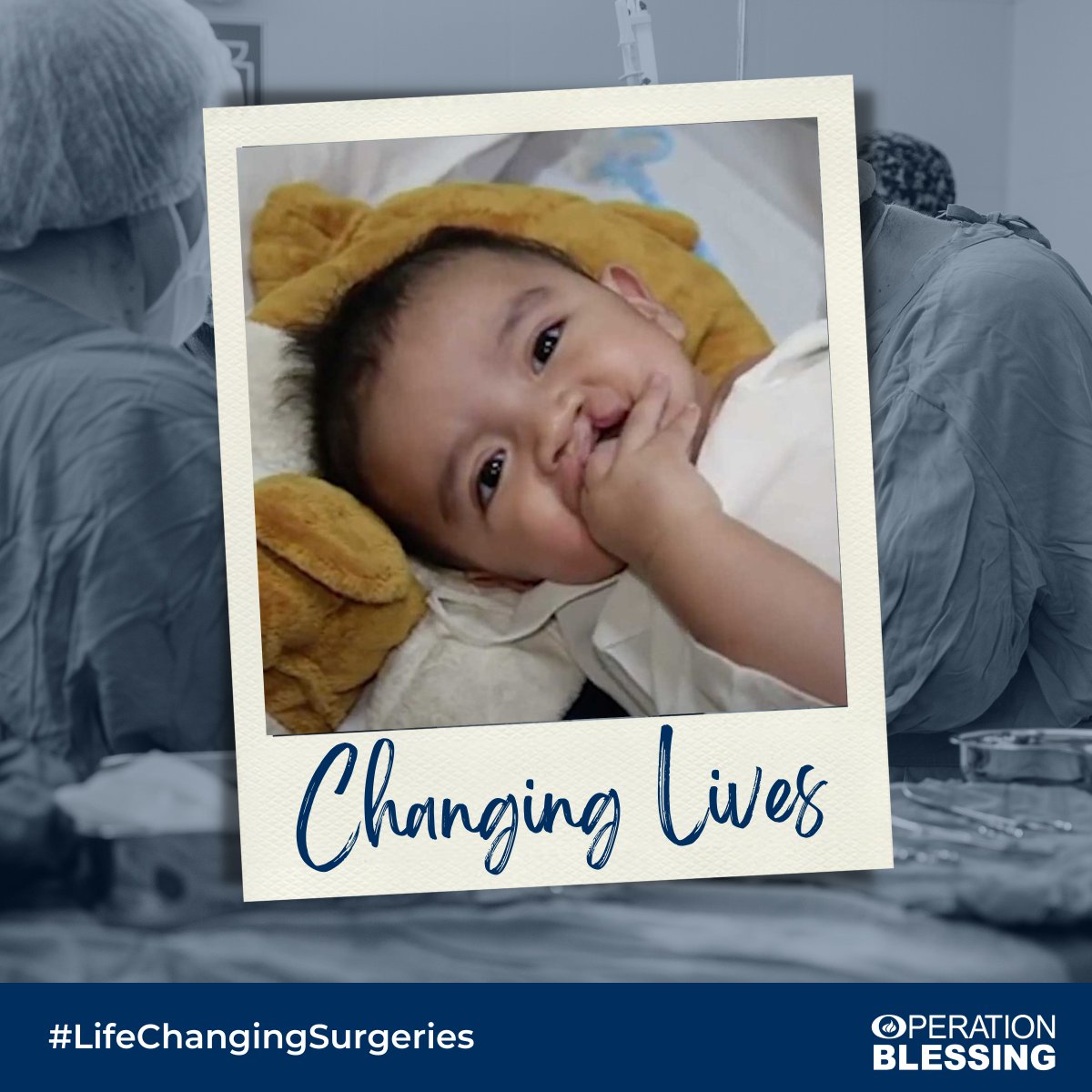 Thank you for changing lives through our #LifeChangingSurgeries program. You can impact the lives of so many others every day of the year when you join our LCS Family for $19 or more per month. Will YOU make a difference for those without medical care? ob.org/lcsfamily