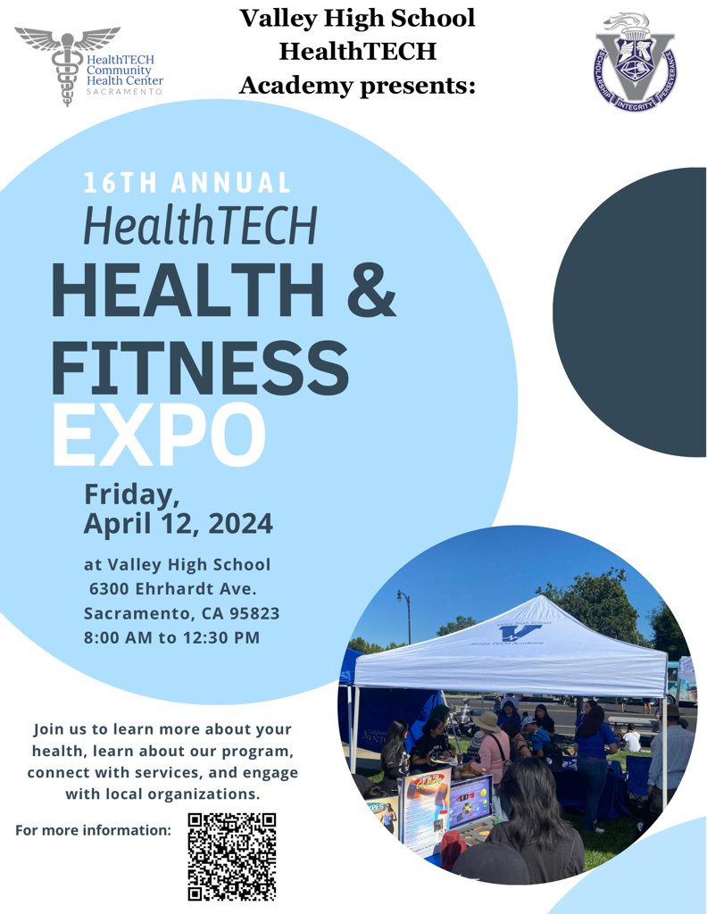 Team Heart & Hustle is excited to be in attendance this Friday, April 12th from 8am to 12:30pm at the Health & Fitness Expo presented by the Valley High School HealthTECH Academy. Learn more here: sites.google.com/view/valley-he…