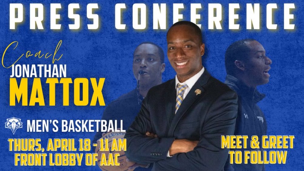 Hey Eagle Nation: Join us at the AAC to welcome new Head Coach Jonathan Mattox back to @MSUEagles. 🦅 🏀