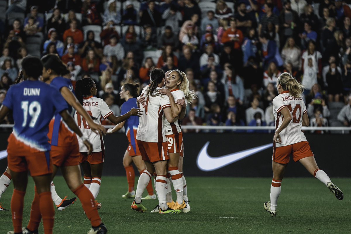 Clutch stuff from Dri 😤 #CANWNT #SheBelievesCup