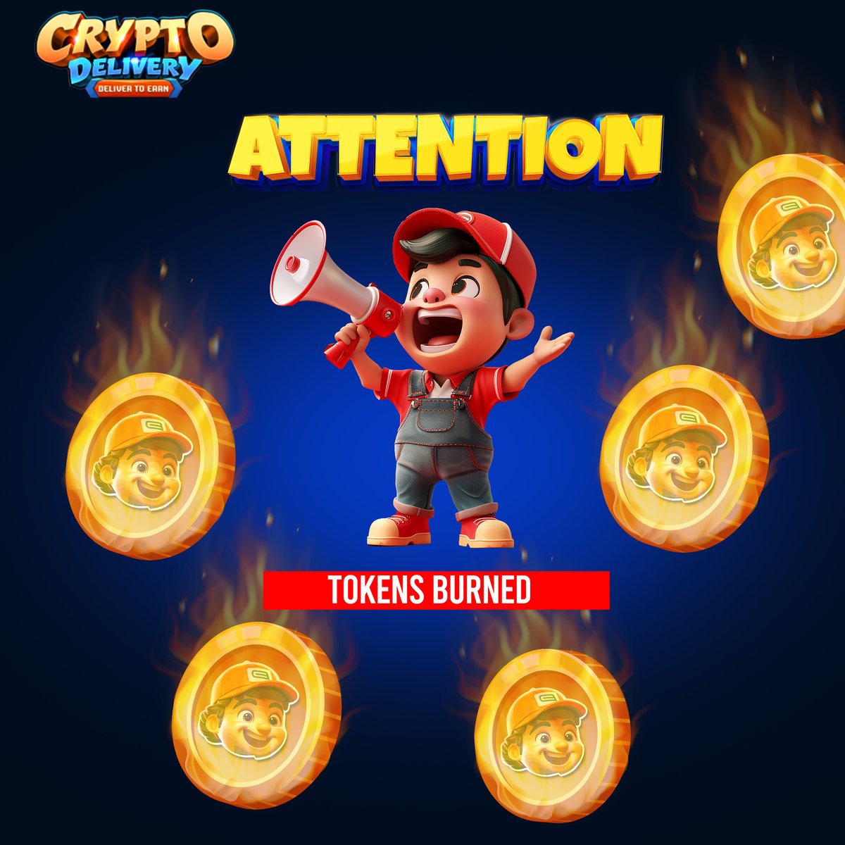 📣 Hello everyone, today we burned 179k tokens obtained from withdrawal fees and other fees.
Please follow the tx link to view the token burn.

bscscan.com/tx/0x655734bc2…

We also burned tokens obtained from the buyback, totaling 135k tokens.

bscscan.com/tx/0x9e8351a8b…

In total, we