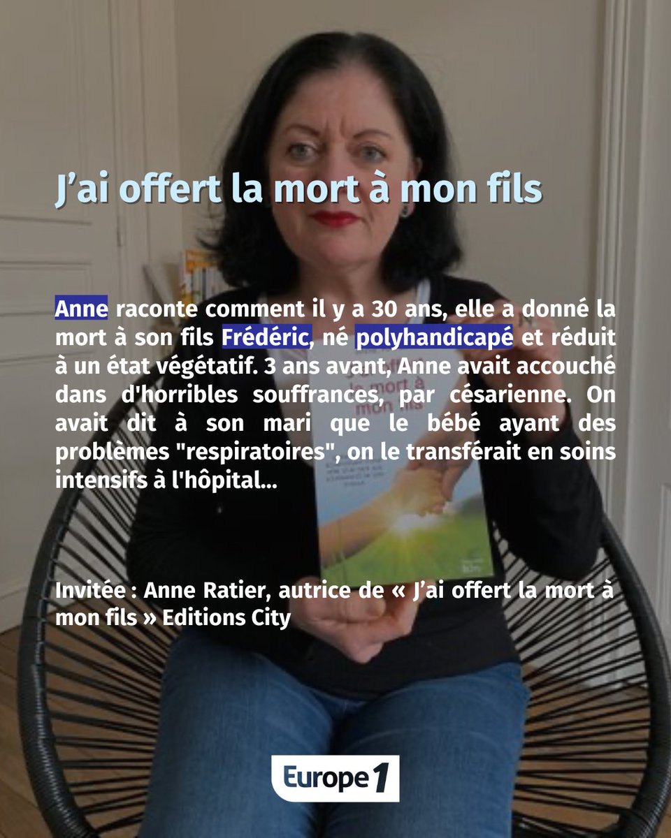 👉 J’ai offert la mort à mon fils 📍6h #podcast 📍14h @europe1 Invitée : Anne Ratier, autrice de « J’ai offert la mort à mon fils » @city_editions #hondelatteraconte @hondelatte