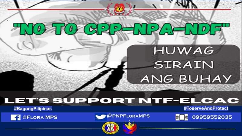 'Huwag sirain ang Buhay' Let's Support NTF-ELCAC No to CPP-NPA-NDF #𝙏𝙤𝙎𝙚𝙧𝙫𝙚𝘼𝙣𝙙𝙋𝙧𝙤𝙩𝙚𝙘𝙩 #𝐒𝐄𝐑𝐁𝐈𝐒𝐘𝐎𝐍𝐆𝐍𝐀𝐆𝐊𝐀𝐊𝐀𝐈𝐒𝐀 #BagongPilipinas