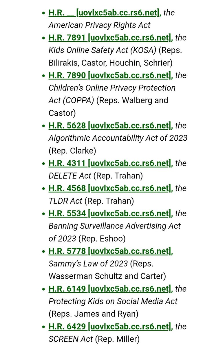 Wow! House E&C just announced a major legislative hearing with just about every big data privacy and kids' online safety bill under consideration for next week