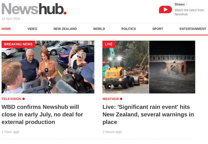 NZ media: All #Newshub operations to be shut down, 250 jobs to go #AsiaPacificReport #rnznews #nzpol #media #PacificMediaWatch #newshubclosure @RSF_AsiaPacific @PACNEWS2 
asiapacificreport.nz/2024/04/10/nz-…