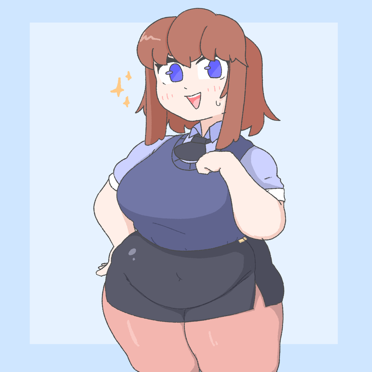 Chubby Coworker Asks You on a Date