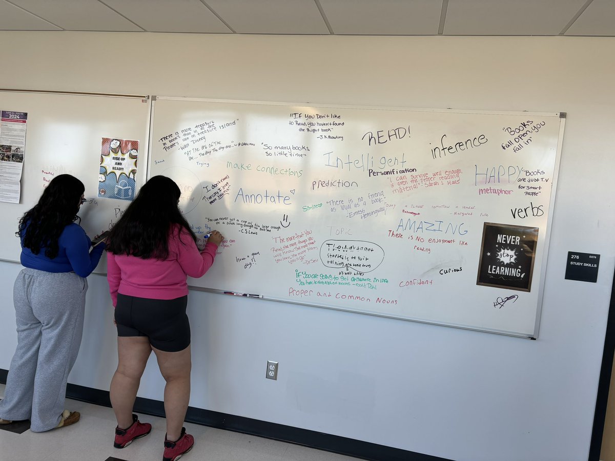 Literacy Week-Rise Up and Read
<a href="/English_LHS/">LHSEnglishTweets</a> <a href="/LHSRI/">Lincoln High School</a>