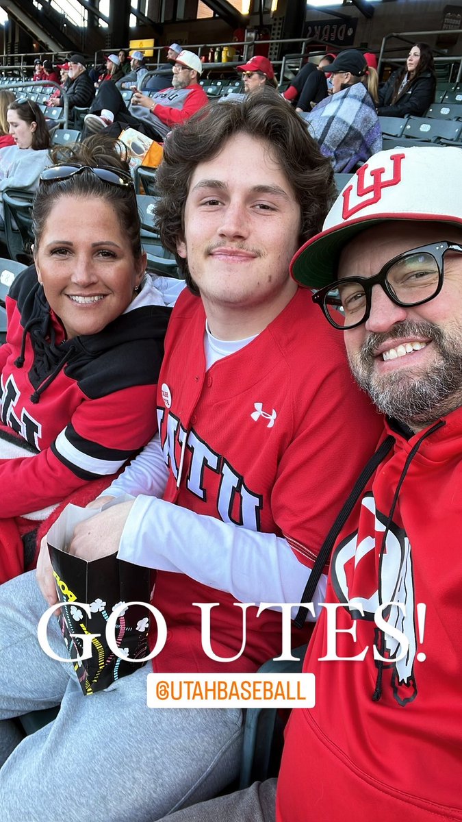 Let’s go Utes! @utahbaseball