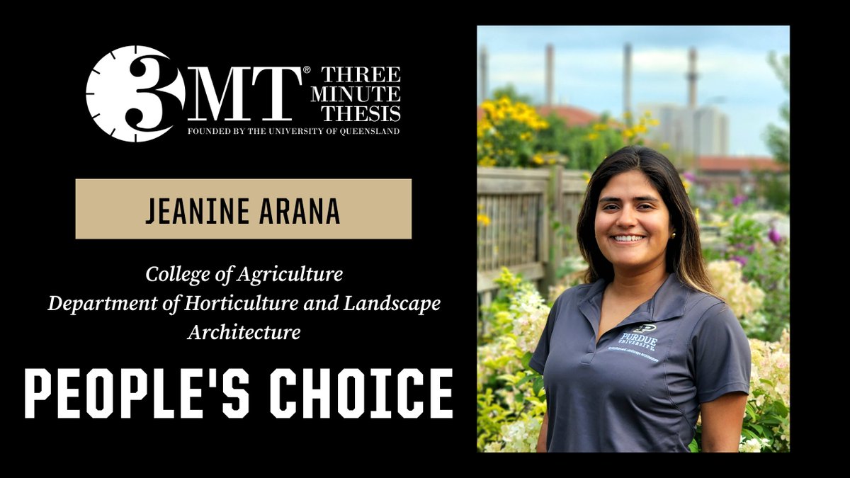 Congratulations to our 2024 Three Minute Thesis (3MT) competition winners! 🖤🏆💛 We are so proud of our #GradPurdue students and their world-changing research.