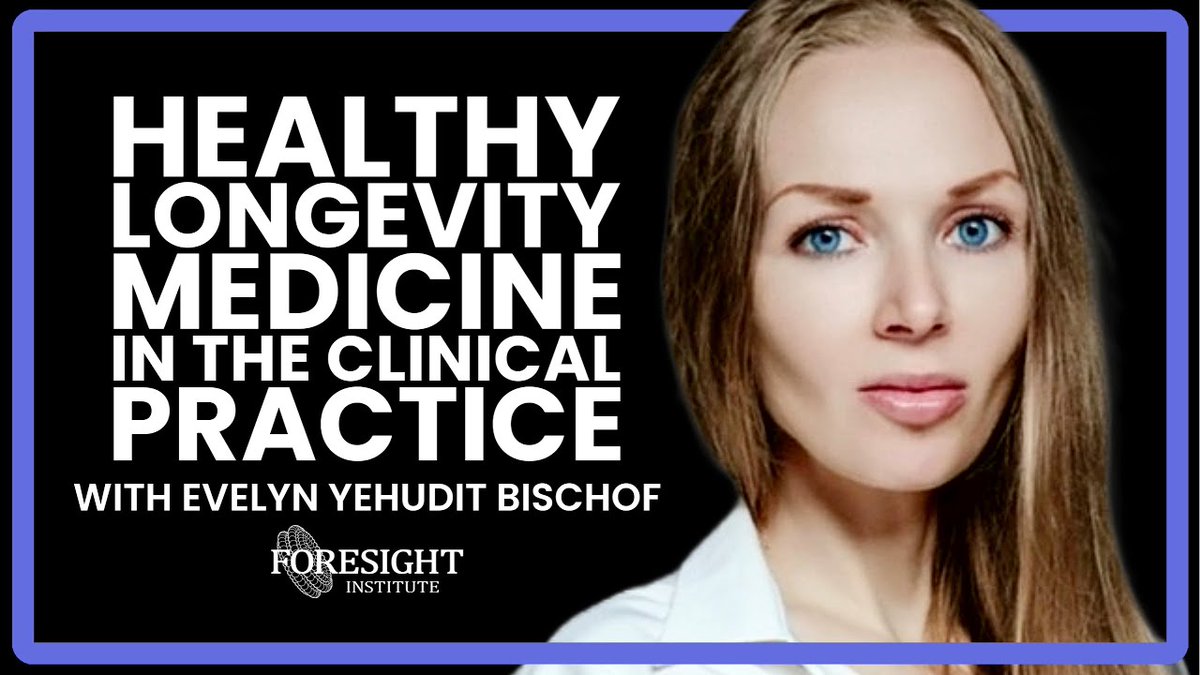 Professor Evelyn Yehudit Bischof discusses optimizing the healthspan along the lifespan, creating guidelines for and shaping a new medical discipline: youtube.com/watch?v=W72MjV…