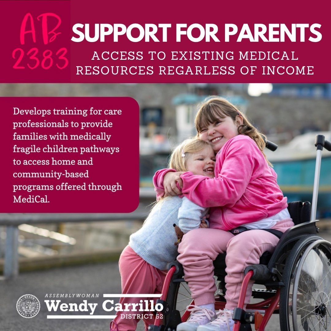 AB2383, 'Darby's Legacy,” passed the Assembly Human Services Committee! The policy trains healthcare professionals & ensures families with developmentally disabled children are informed about existing and available MediCal programs they may qualify for. #HealthcareIsAHumanRight