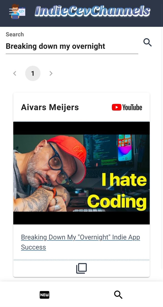 Came across another inspirational video. A good reminder that it takes time and perseverance to make it as an Indie dev

Thanks @Aivars_Meijers :) 

#buildinpublic #indiehackers #appdevelopment #appdevelopers