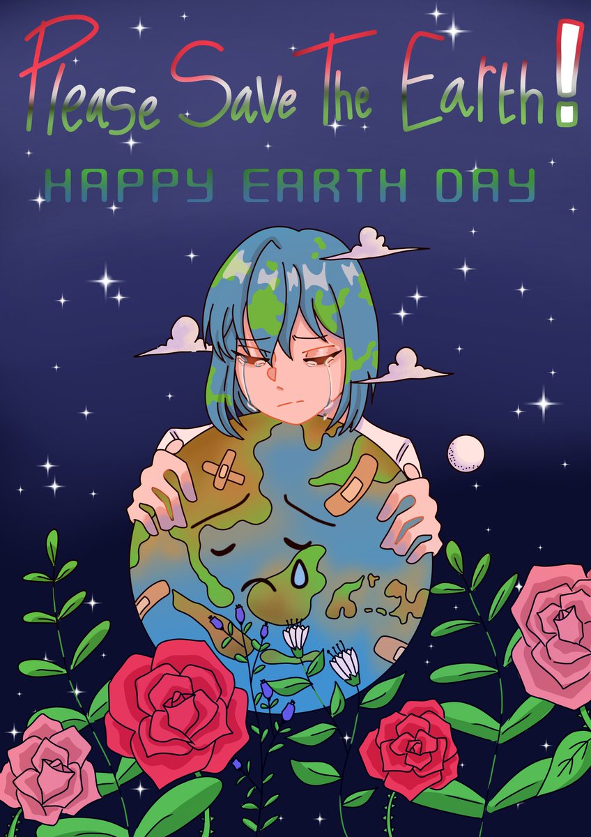 HAPPY (early) EARTH DAY!! 🌏

#art #myart #art #EarthDay2024 #earthday #savetheearth #earthchan #ibispaint #ibisPaintX #ibispaintart #ibispaintpainting #draw #drawing #drawingart #digitalart #digitalpainting