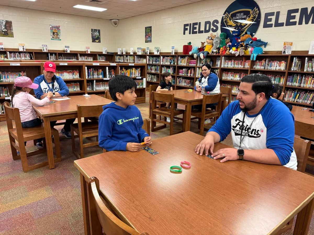 STAAR Talks with our Falcons this afternoon. A little one-on-one time to let them know we believe in them, they are ready for the test, and that we love them. 💙💛